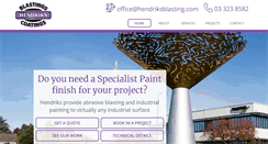 Desktop Screenshot of hendriksblasting.com